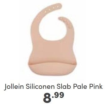 Aanbiedingen Jollein siliconen slab pale pink - Jollein - Geldig van 26/02/2023 tot 04/03/2023 bij Baby & Tiener Megastore