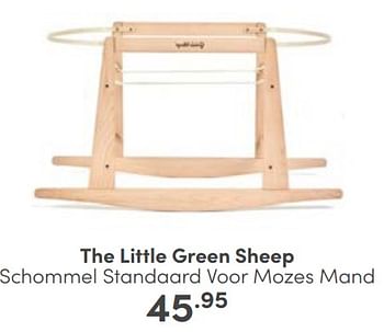Aanbiedingen The little green sheep schommel standaard voor mozes mand - The Little Green Sheep - Geldig van 26/02/2023 tot 04/03/2023 bij Baby & Tiener Megastore