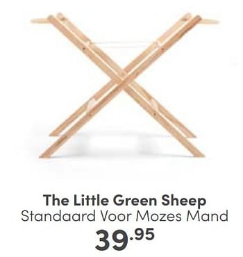 Aanbiedingen The little green sheep standaard voor mozes mand - The Little Green Sheep - Geldig van 26/02/2023 tot 04/03/2023 bij Baby & Tiener Megastore