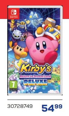 Aanbiedingen Kirby`s - Nintendo - Geldig van 24/02/2023 tot 24/03/2023 bij Supra Bazar