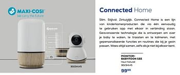 Aanbiedingen Maxi-cosi monitorbabyfoon see - Maxi-cosi - Geldig van 24/02/2023 tot 24/03/2023 bij Supra Bazar