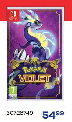 Aanbiedingen Pokemon violet - Nintendo - Geldig van 24/02/2023 tot 24/03/2023 bij Supra Bazar