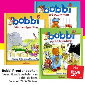 Aanbiedingen Bobbi prentenboeken - Huismerk - Boekenvoordeel - Geldig van 25/02/2023 tot 05/03/2023 bij Boekenvoordeel