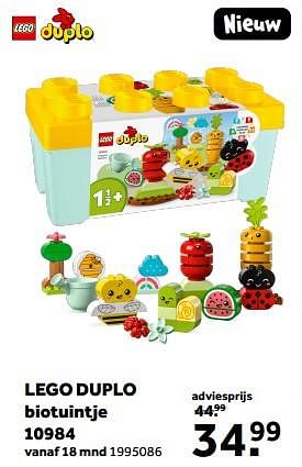 Aanbiedingen Lego duplo biotuintje 10984 - Lego - Geldig van 01/03/2023 tot 31/03/2023 bij Intertoys