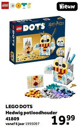 Aanbiedingen Lego dots hedwig potloodhouder 41809 - Lego - Geldig van 01/03/2023 tot 31/03/2023 bij Intertoys