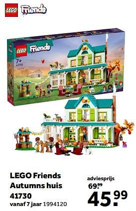 Aanbiedingen Lego friends autumns huis 41730 - Lego - Geldig van 01/03/2023 tot 31/03/2023 bij Intertoys