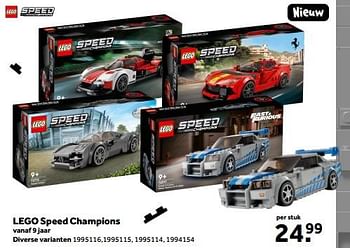 Aanbiedingen Lego speed champions - Lego - Geldig van 01/03/2023 tot 31/03/2023 bij Intertoys