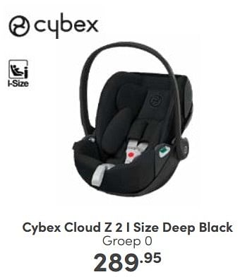 Aanbiedingen Cybex cloud z 2 i size deep black - Cybex - Geldig van 05/03/2023 tot 11/03/2023 bij Baby & Tiener Megastore