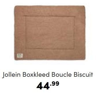 Aanbiedingen Jollein boxkleed boucle biscuit - Jollein - Geldig van 05/03/2023 tot 11/03/2023 bij Baby & Tiener Megastore