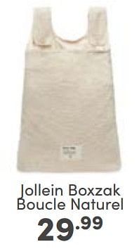 Aanbiedingen Jollein boxzak boucle naturel - Jollein - Geldig van 05/03/2023 tot 11/03/2023 bij Baby & Tiener Megastore