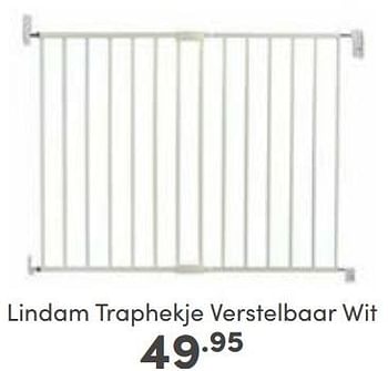 Aanbiedingen Lindam traphekje verstelbaar wit - Lindam - Geldig van 05/03/2023 tot 11/03/2023 bij Baby & Tiener Megastore