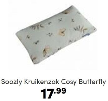 Aanbiedingen Soozly kruikenzak cosy butterfly - Soozly - Geldig van 05/03/2023 tot 11/03/2023 bij Baby & Tiener Megastore