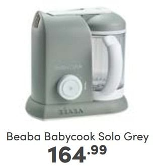 Aanbiedingen Beaba babycook solo grey - Beaba - Geldig van 05/03/2023 tot 11/03/2023 bij Baby & Tiener Megastore