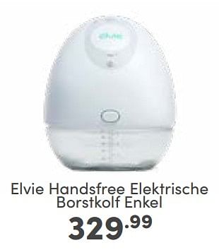 Aanbiedingen Elvie handsfree elektrische borstkolf enkel - Elvie - Geldig van 05/03/2023 tot 11/03/2023 bij Baby & Tiener Megastore