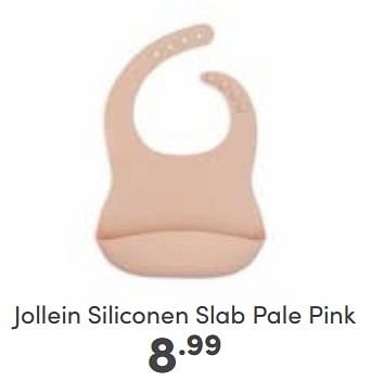 Aanbiedingen Jollein siliconen slab pale pink - Jollein - Geldig van 05/03/2023 tot 11/03/2023 bij Baby & Tiener Megastore
