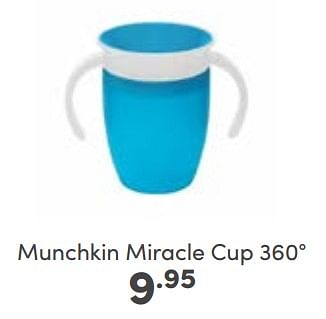 Aanbiedingen Munchkin miracle cup 360° - Munchkin - Geldig van 05/03/2023 tot 11/03/2023 bij Baby & Tiener Megastore
