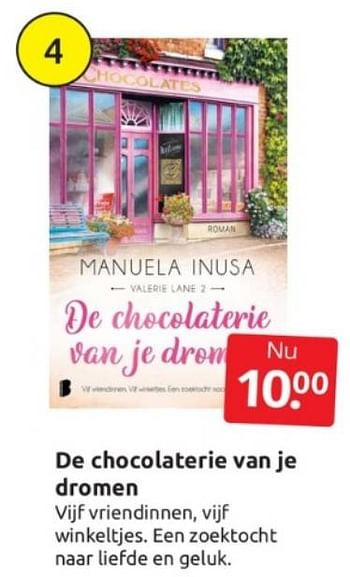 Aanbiedingen De chocolaterie van je dromen - Huismerk - Boekenvoordeel - Geldig van 04/03/2023 tot 12/04/2023 bij Boekenvoordeel