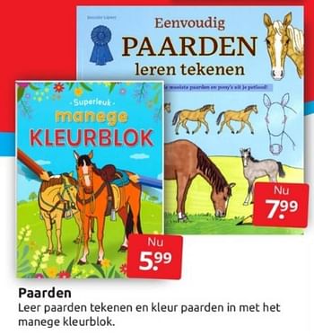 Aanbiedingen Paarden - Huismerk - Boekenvoordeel - Geldig van 04/03/2023 tot 12/04/2023 bij Boekenvoordeel