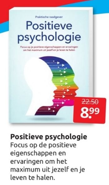 Aanbiedingen Positieve psychologie - Huismerk - Boekenvoordeel - Geldig van 04/03/2023 tot 12/04/2023 bij Boekenvoordeel