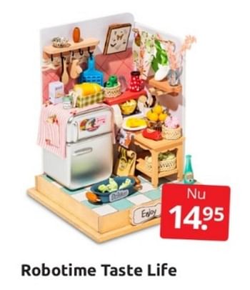 Aanbiedingen Robotime taste life - Huismerk - Boekenvoordeel - Geldig van 04/03/2023 tot 12/04/2023 bij Boekenvoordeel