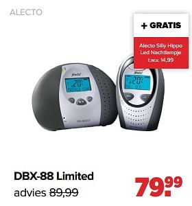 Aanbiedingen Alecto dbx-88 limited - Alecto - Geldig van 06/03/2023 tot 01/04/2023 bij Baby-Dump