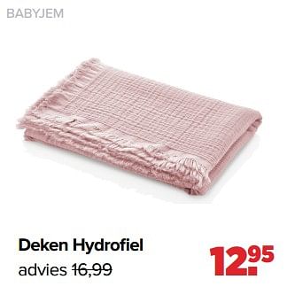 Aanbiedingen Babyjem deken hydrofiel - BabyJem - Geldig van 06/03/2023 tot 01/04/2023 bij Baby-Dump