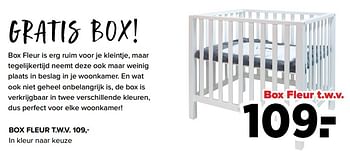 Aanbiedingen Box fleur t.w.v. - Huismerk - Baby-Dump - Geldig van 06/03/2023 tot 01/04/2023 bij Baby-Dump