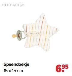 Aanbiedingen Little dutch speendoekje - Little Dutch - Geldig van 06/03/2023 tot 01/04/2023 bij Baby-Dump
