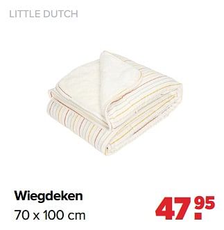 Aanbiedingen Little dutch wiegdeken - Little Dutch - Geldig van 06/03/2023 tot 01/04/2023 bij Baby-Dump