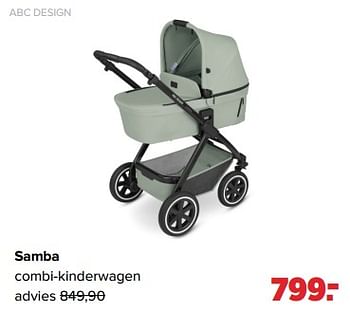 Aanbiedingen Abc design samba combi-kinderwagen - ABC Design - Geldig van 06/03/2023 tot 01/04/2023 bij Baby-Dump
