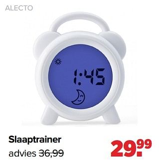 Aanbiedingen Alecto slaaptrainer - Alecto - Geldig van 06/03/2023 tot 01/04/2023 bij Baby-Dump