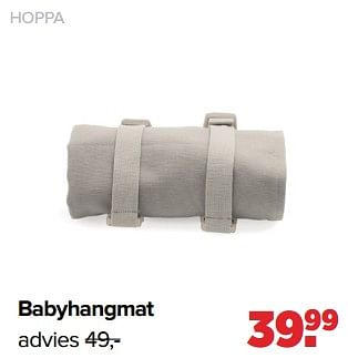 Aanbiedingen Hoppa babyhangmat - Hoppa - Geldig van 06/03/2023 tot 01/04/2023 bij Baby-Dump