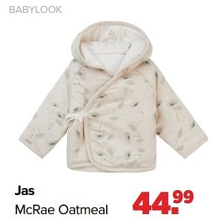 Aanbiedingen Babylook jas mcrae oatmeal - Baby look - Geldig van 06/03/2023 tot 01/04/2023 bij Baby-Dump