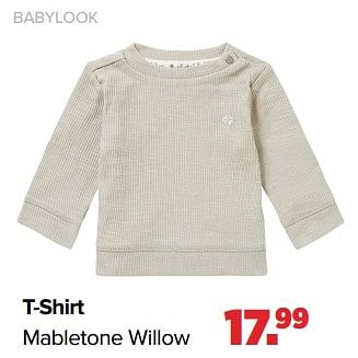 Aanbiedingen Babylook t-shirt mabletone willow - Baby look - Geldig van 06/03/2023 tot 01/04/2023 bij Baby-Dump