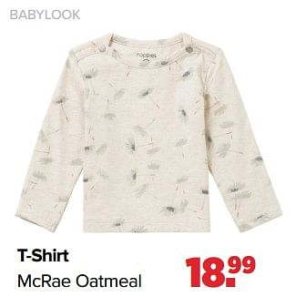 Aanbiedingen Babylook t-shirt mcrae oatmeal - Baby look - Geldig van 06/03/2023 tot 01/04/2023 bij Baby-Dump