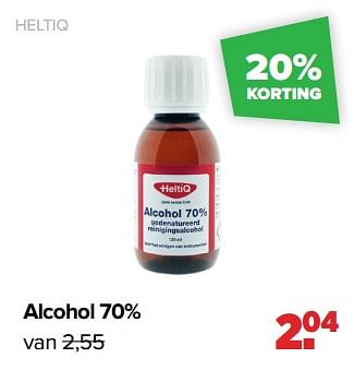 Aanbiedingen Heltiq alcohol 70% - Heltiq - Geldig van 06/03/2023 tot 01/04/2023 bij Baby-Dump