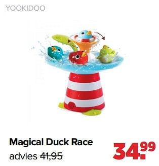 Aanbiedingen Yookidoo magical duck race - Yookidoo - Geldig van 06/03/2023 tot 01/04/2023 bij Baby-Dump