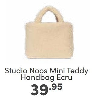 Aanbiedingen Studio noos mini teddy handbag ecru - Studio Noos - Geldig van 12/03/2023 tot 18/03/2023 bij Baby & Tiener Megastore