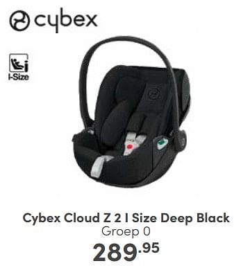 Aanbiedingen Cybex cloud z 2 i size deep black - Cybex - Geldig van 12/03/2023 tot 18/03/2023 bij Baby & Tiener Megastore