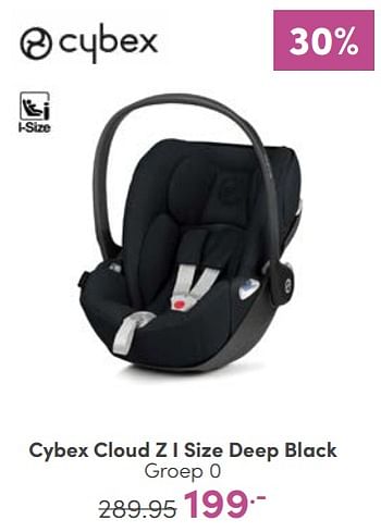 Aanbiedingen Cybex cloud z i size deep black - Cybex - Geldig van 12/03/2023 tot 18/03/2023 bij Baby & Tiener Megastore