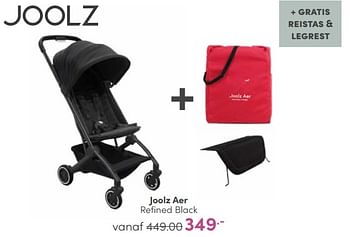 Aanbiedingen Joolz aer refined black - Joolz - Geldig van 12/03/2023 tot 18/03/2023 bij Baby & Tiener Megastore