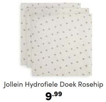 Aanbiedingen Jollein hydrofiele doek rosehip - Jollein - Geldig van 12/03/2023 tot 18/03/2023 bij Baby & Tiener Megastore