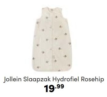 Aanbiedingen Jollein slaapzak hydrofiel rosehip - Jollein - Geldig van 12/03/2023 tot 18/03/2023 bij Baby & Tiener Megastore