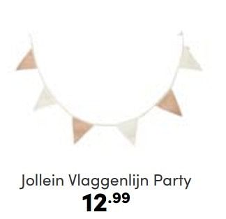 Aanbiedingen Jollein vlaggenlijn party - Jollein - Geldig van 12/03/2023 tot 18/03/2023 bij Baby & Tiener Megastore