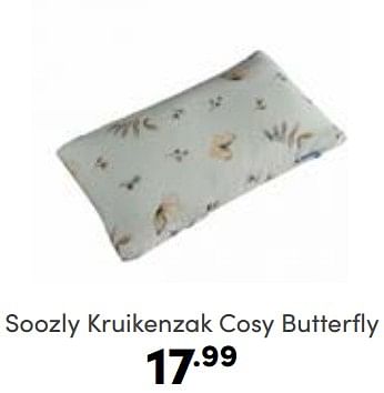 Aanbiedingen Soozly kruikenzak cosy butterfly - Soozly - Geldig van 12/03/2023 tot 18/03/2023 bij Baby & Tiener Megastore