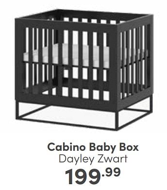 Aanbiedingen Cabino baby box - Cabino - Geldig van 12/03/2023 tot 18/03/2023 bij Baby & Tiener Megastore