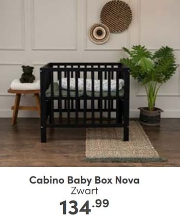 Aanbiedingen Cabino baby box nova - Cabino - Geldig van 12/03/2023 tot 18/03/2023 bij Baby & Tiener Megastore