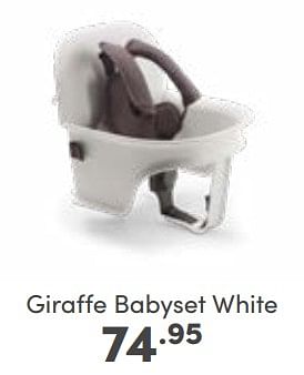 Aanbiedingen Giraffe babyset white - Buoabo - Geldig van 12/03/2023 tot 18/03/2023 bij Baby & Tiener Megastore
