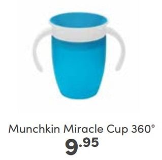 Aanbiedingen Munchkin miracle cup 360° - Munchkin - Geldig van 12/03/2023 tot 18/03/2023 bij Baby & Tiener Megastore