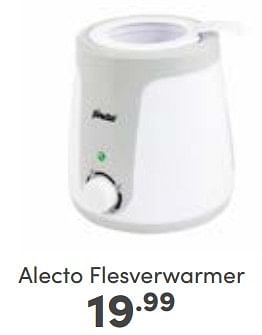 Aanbiedingen Alecto flesverwarmer - Alecto - Geldig van 12/03/2023 tot 18/03/2023 bij Baby & Tiener Megastore